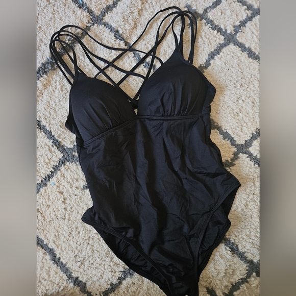 La Blanca one piece strappy bathing suit size 8 - Picture 1 of 5